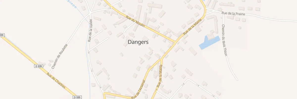 Plan du 2 Rue de l’Arsenal à Dangers