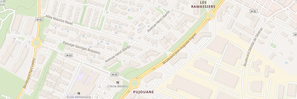 Plan du 32 All Maurice Ravel à Colomiers