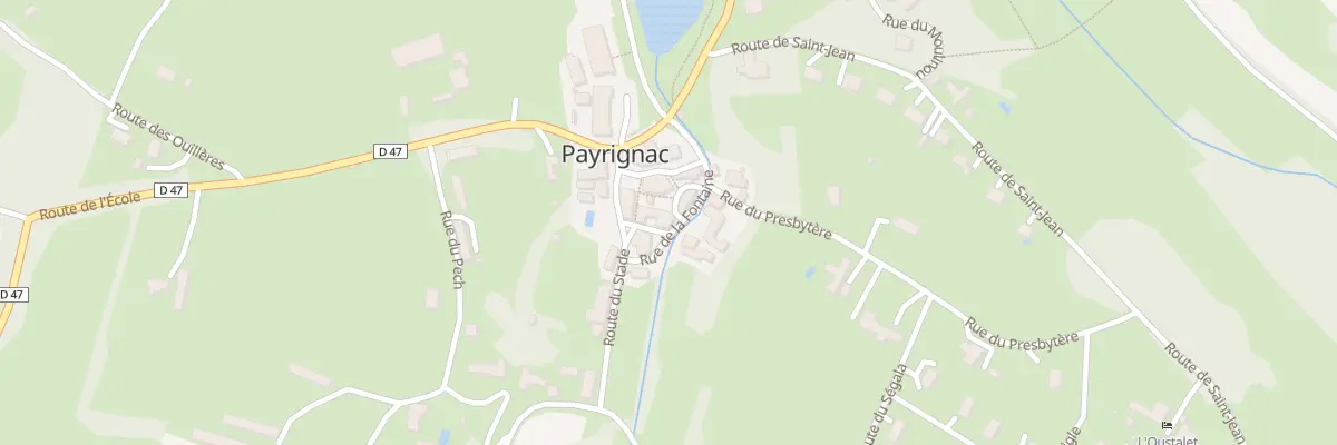 Plan du 8 Rue de la Fontaine à Payrignac