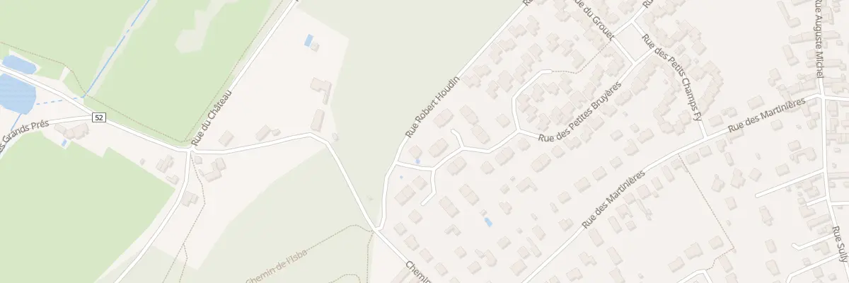 Plan du 33 Rue des Petites Bruyères à Saint-Gervais-la-Forêt