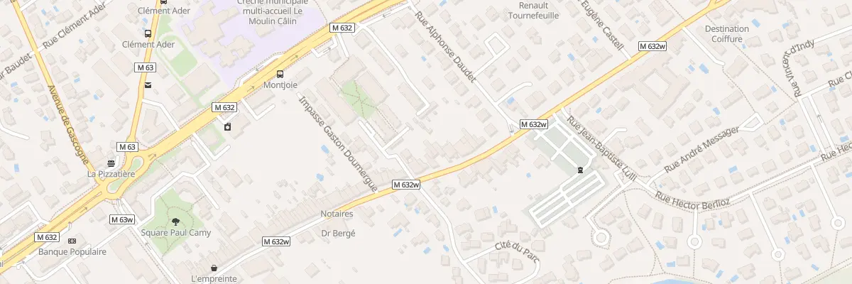 Plan du 197 Rue Gaston Doumergue à Tournefeuille