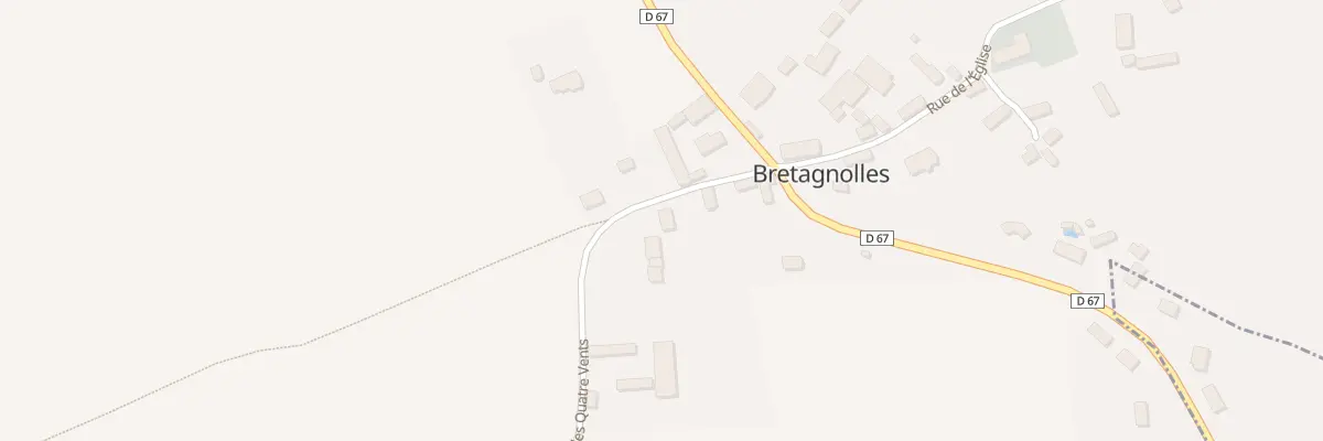 Plan du 5 Rue des Quatre Vents à Bretagnolles
