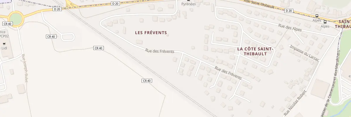 Plan du 2 Imp d’Armorique à Vernouillet