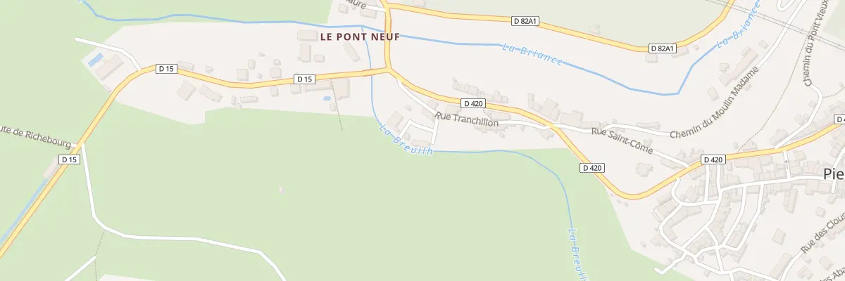 Plan du 5041 La Ville à Pierre-Buffière