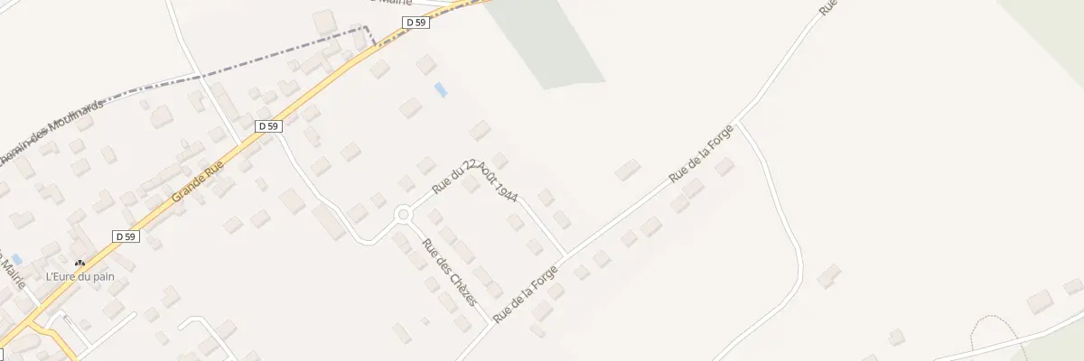 Plan du 4 Rue du 22 Aout 1944 à Bois-le-Roi