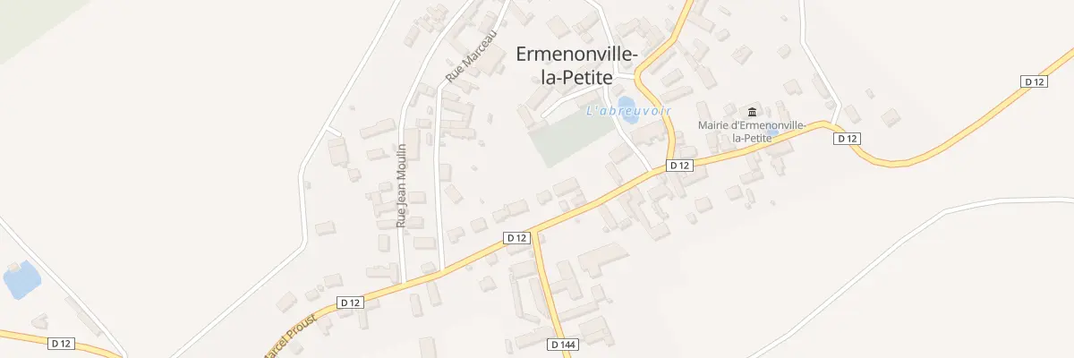 Plan du 23 Rue Marcel Proust à Ermenonville-la-Petite