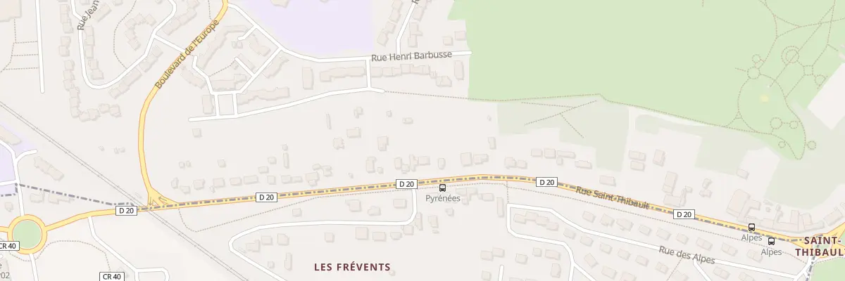 Plan du 152 Rue Saint Thibault à Dreux