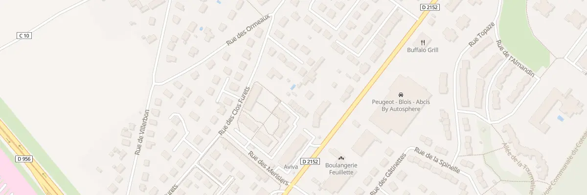 Plan du 2 Rue des Merisiers à La Chaussée-Saint-Victor