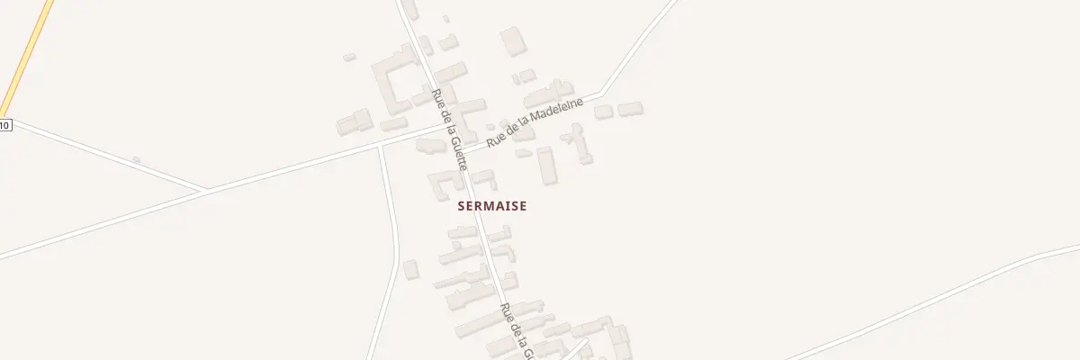 Plan du 1 Rue de la Madeleine à Maves