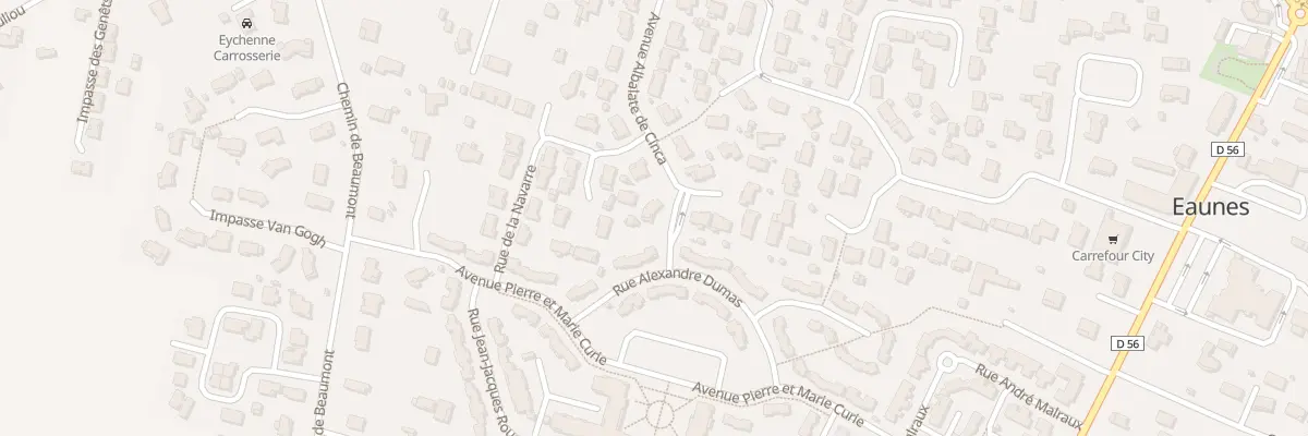 Plan du 15 Av Albalate de Cinca à Eaunes