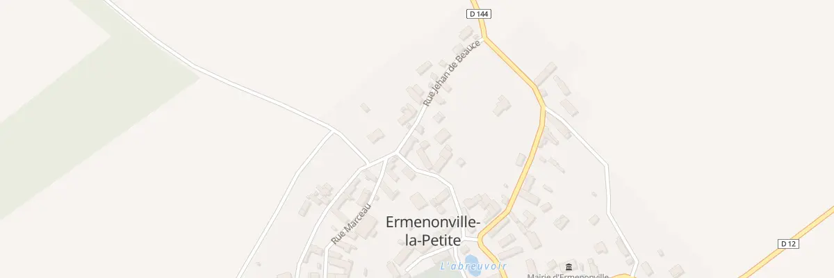 Plan du 4 Rue des Forges à Ermenonville-la-Petite