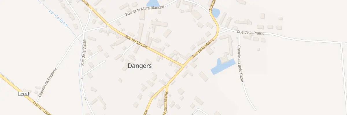Plan du 4 Rue du Moulin à Dangers