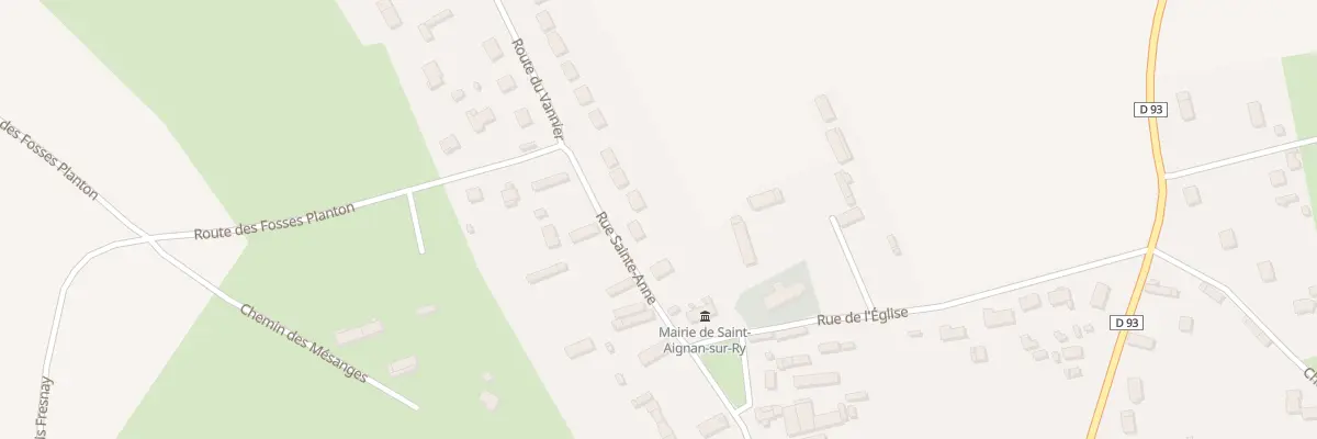 Plan du 75 Rue Sainte Anne à Saint-Aignan-sur-Ry