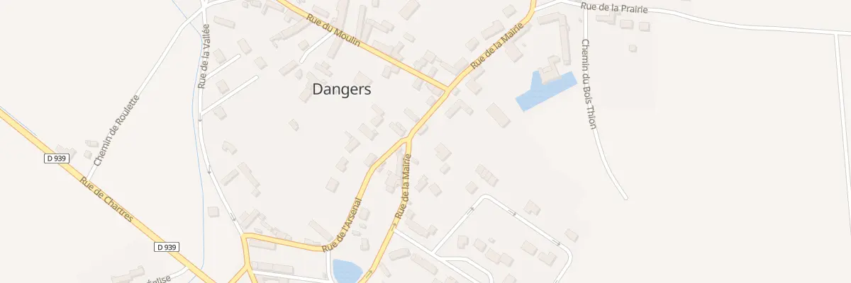 Plan du 22 Rue de la Mairie à Dangers