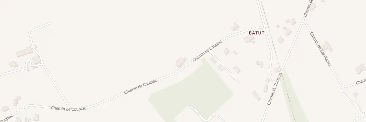 Plan du 390 Che de Coupiac à Labastide-Saint-Pierre