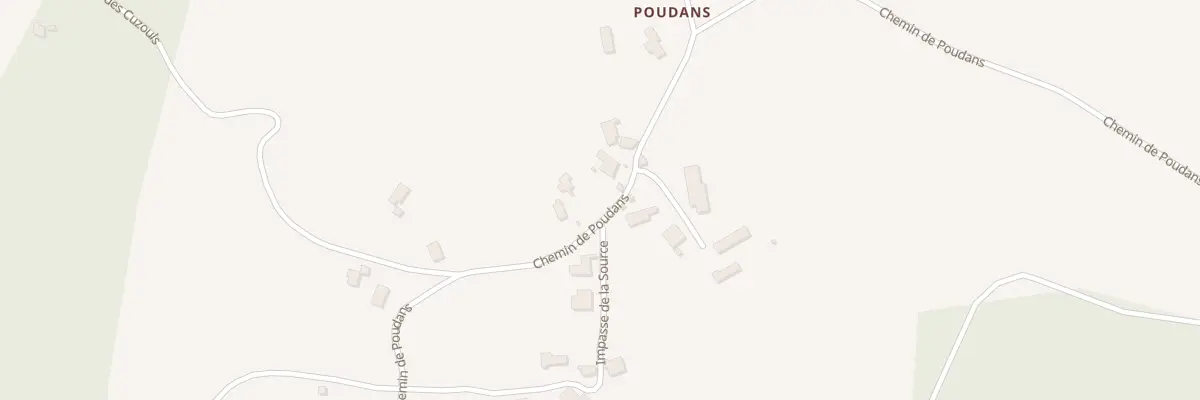 Plan du 1514 Che de Poudans à Labastide-Marnhac