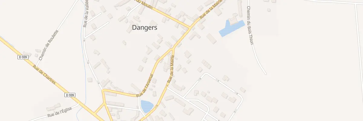 Plan du 20 Rue de la Mairie à Dangers