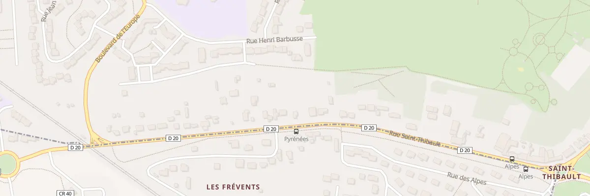 Plan du 148 Rue Saint Thibault à Dreux