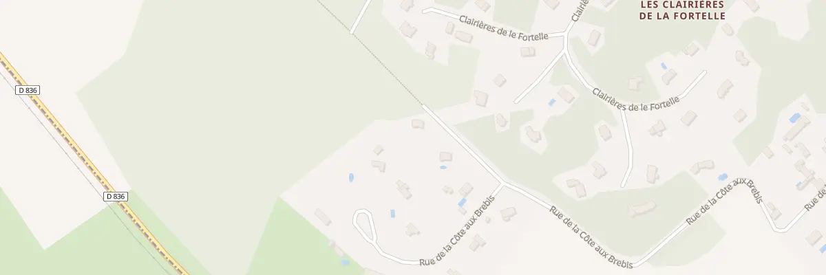 Plan du 27 Rue de la Cote aux Brebis à Houlbec-Cocherel