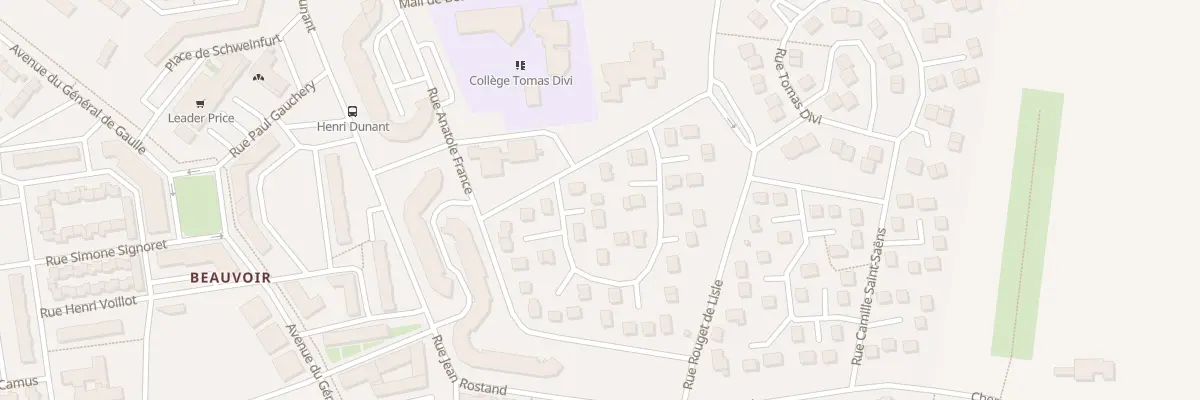 Plan du 4 Rue Georges Bizet à Châteaudun