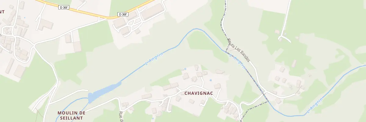 Plan du 10 Rue des Pradets à Chaillac