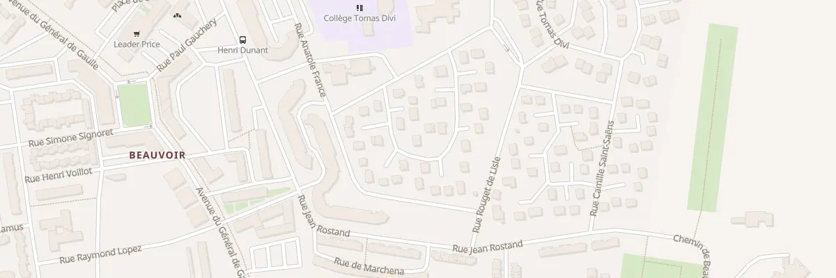 Plan du 10 Rue Georges Bizet à Châteaudun