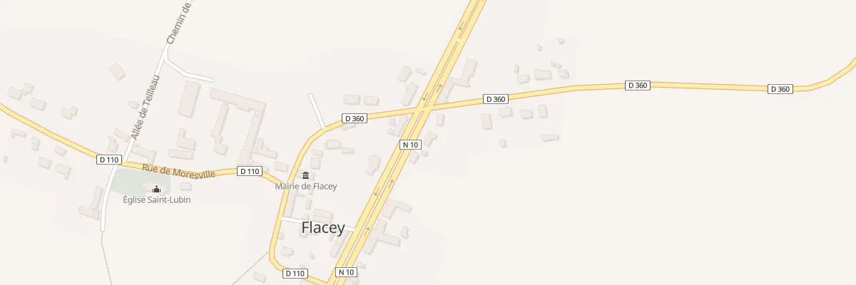 Plan du 4 Rue de la Libération à Flacey