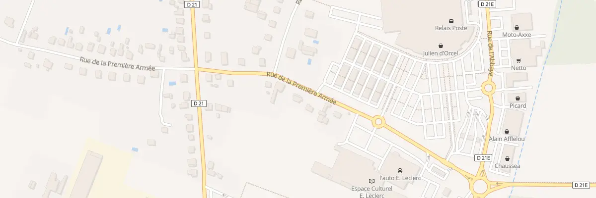 Plan du 905 Rue de la Premiere Armee à Montauban