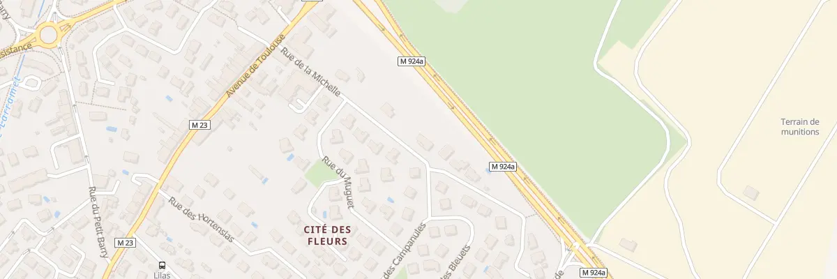 Plan du 36 Rue de la Michelle à Cugnaux