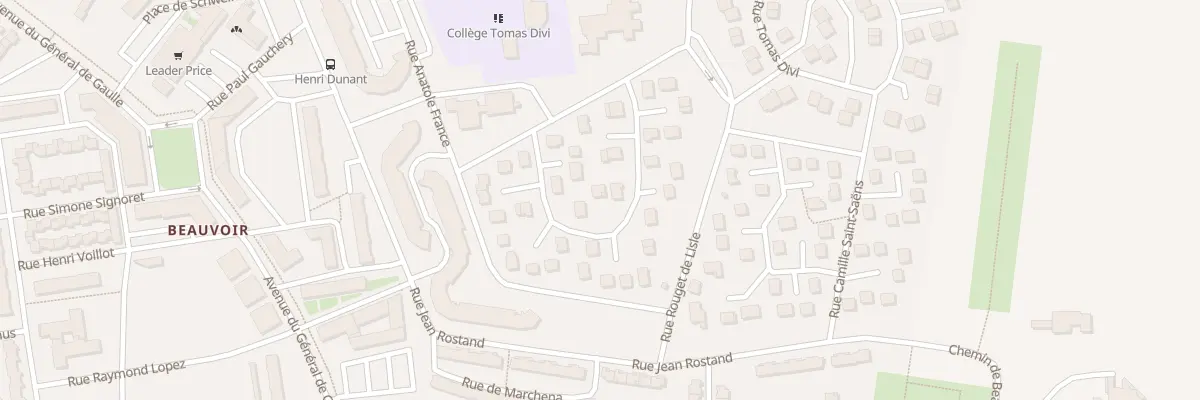 Plan du 12 Rue Georges Bizet à Châteaudun