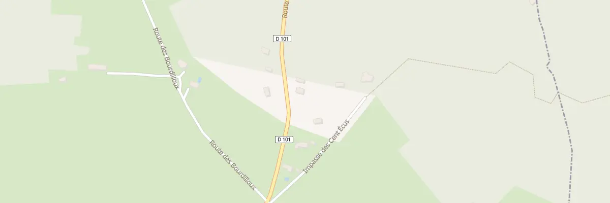 Plan du 5025 Les Cent Ecus à Milhac