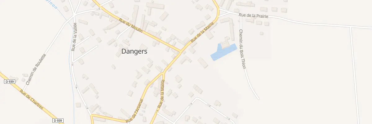 Plan du 24 Rue de la Mairie à Dangers