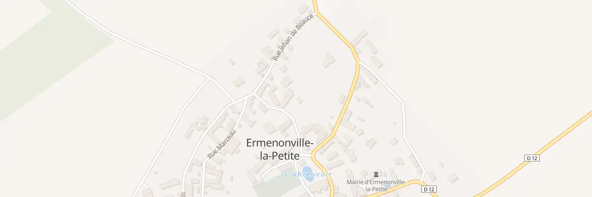 Plan du 2 Rue des Forges à Ermenonville-la-Petite
