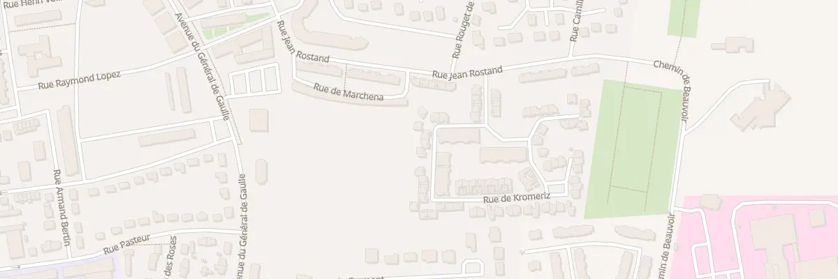 Plan du 80 Rue de Kromeriz à Châteaudun