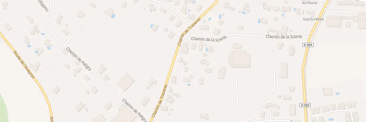 Plan du 496 Che de Traverse à Montauban