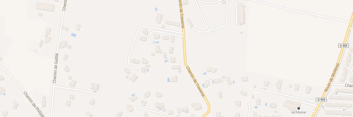 Plan du 871 Che de Traverse à Montauban