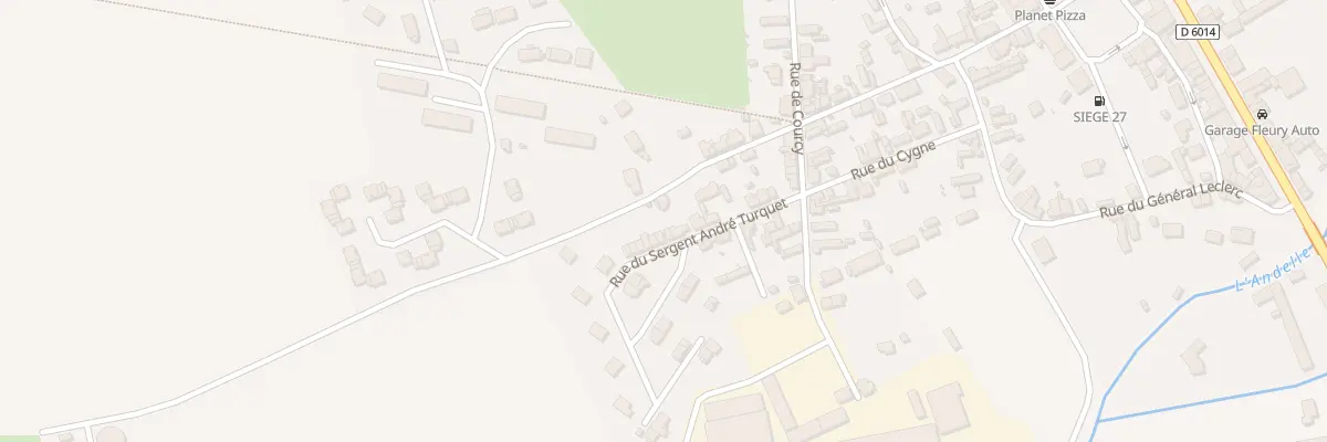 Plan du 25 Rue du Cygne Prolongée à Fleury-sur-Andelle