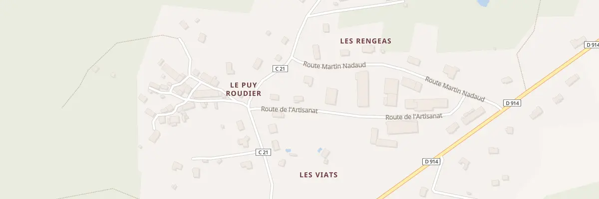 Plan du 330 Rte de l’Artisanat à Ambazac