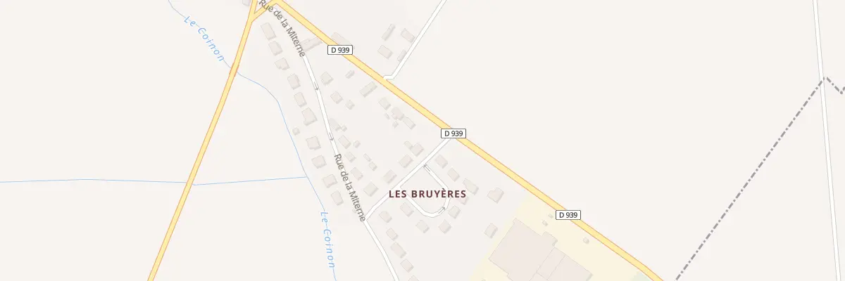 Plan du 2 Rue des Bruyères à Dangers