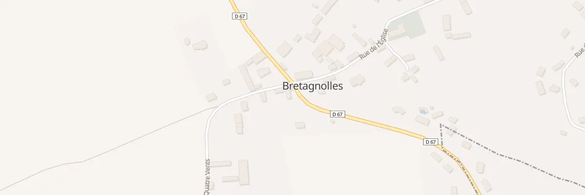 Plan du 2 Rte de Serez à Bretagnolles