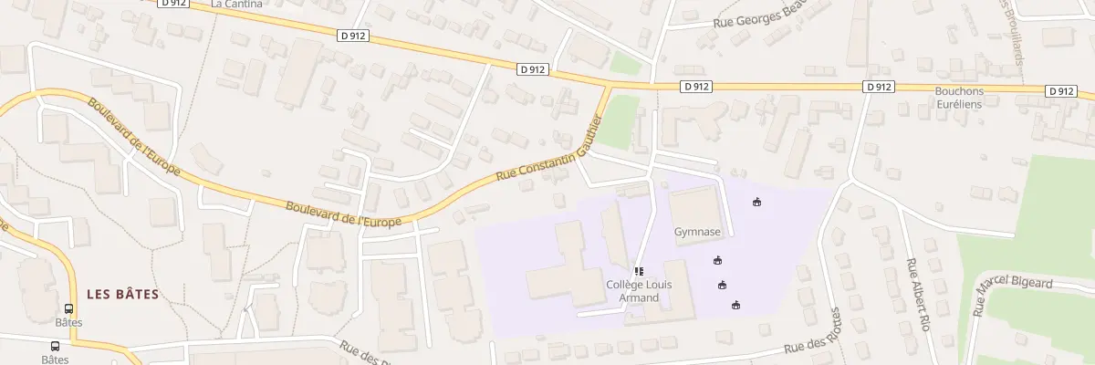 Plan du 3 Rue Constantin Gauthier à Dreux