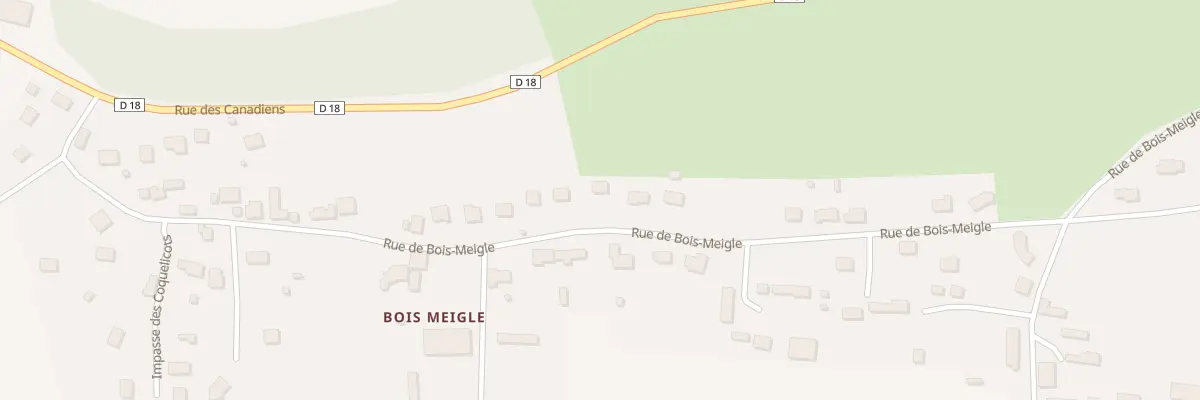 Plan du 1084 Rue de Bois Meigle à Perriers-sur-Andelle