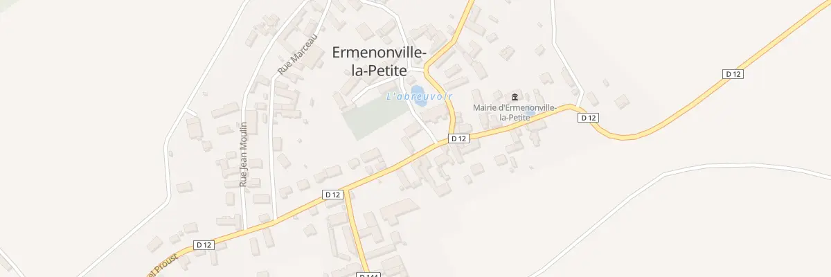 Plan du 27 Rue Marcel Proust à Ermenonville-la-Petite