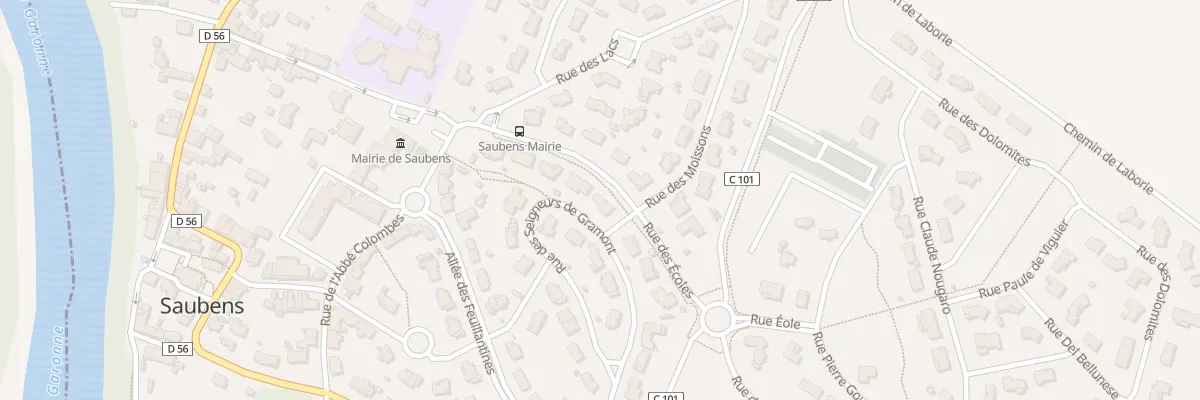 Plan du 30 Rue des Ecoles à Saubens