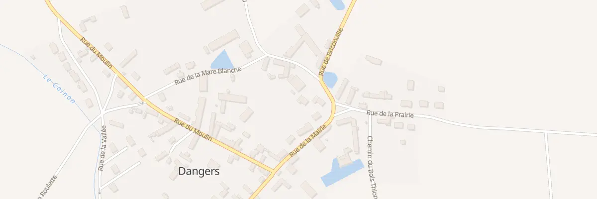 Plan du 21 Rue de la Mairie à Dangers