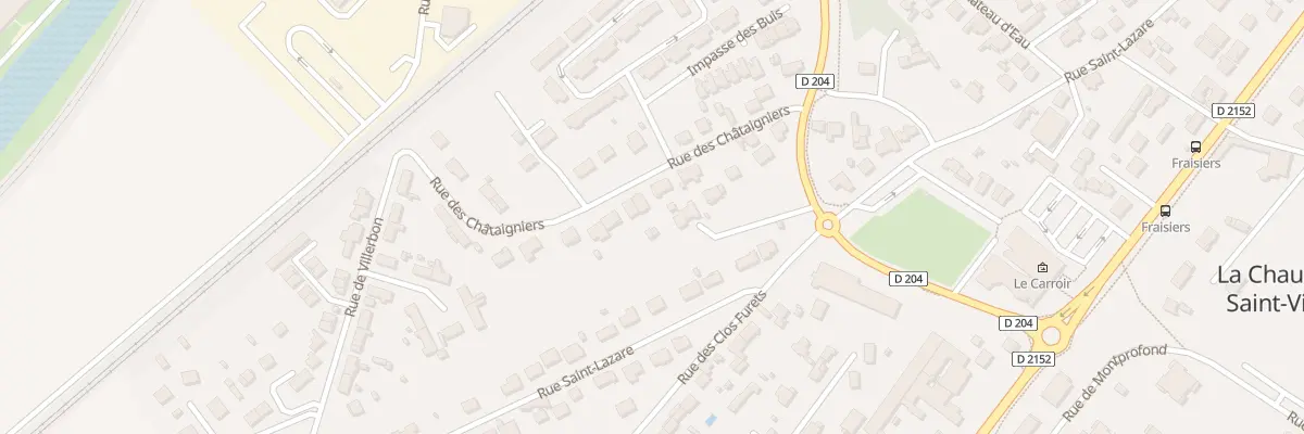Plan du 12 Rue des Châtaigniers à La Chaussée-Saint-Victor