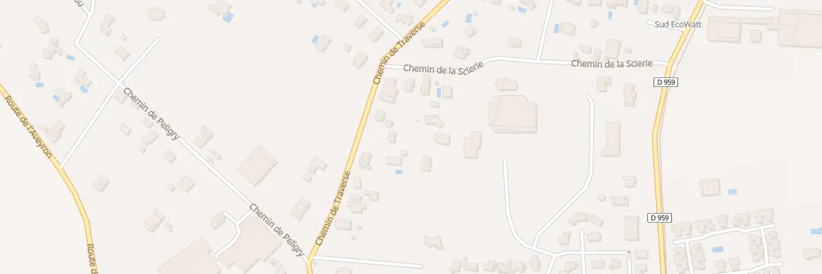 Plan du 466 Che de Traverse à Montauban