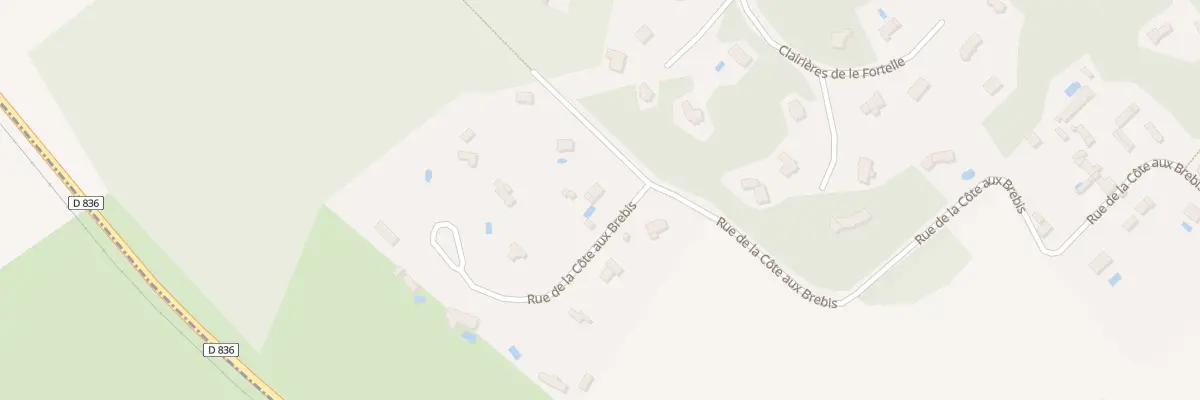 Plan du 23 Rue de la Cote aux Brebis à Houlbec-Cocherel