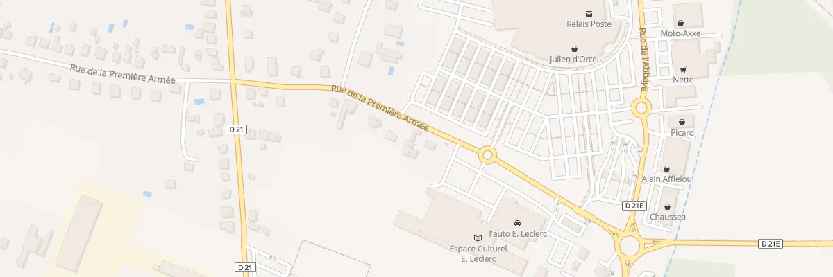 Plan du 851 Rue de la Premiere Armee à Montauban