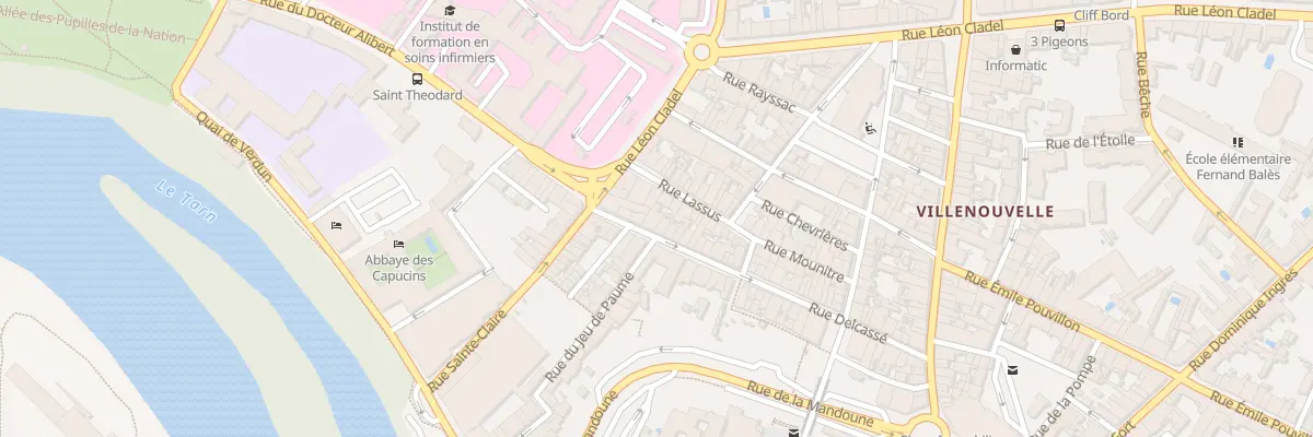 Plan du 62 Rue Delcasse à Montauban
